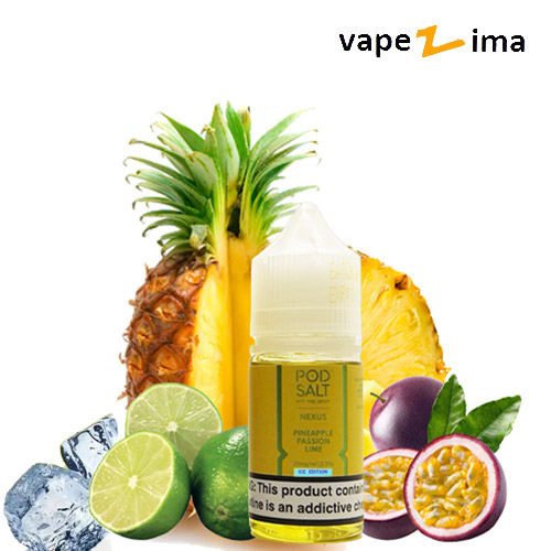 پاد سالت آناناس پشن لیمو نسخه یخی Pod Salt Pineapple Passion Lime ice edition