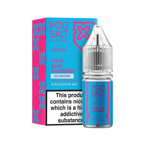 پاد سالت سور بلو رسپری نسخه یخی Pod Salt Sour Blue Raspberry ice edition