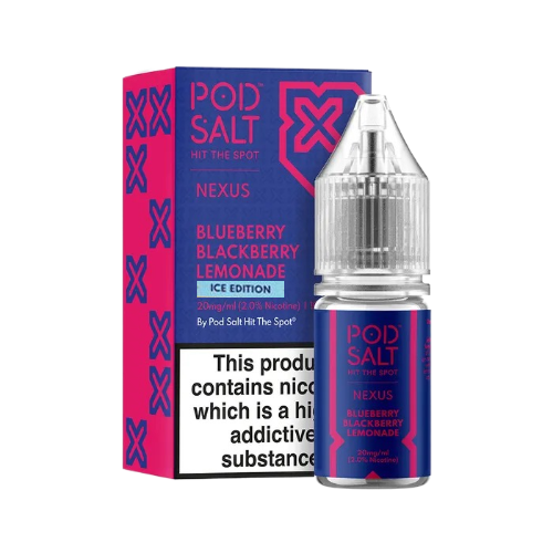 پاد سالت بلوبری بلکبری لیموناد نسخه یخی Pod Salt Blueberry Blackberry Lemonade ice edition