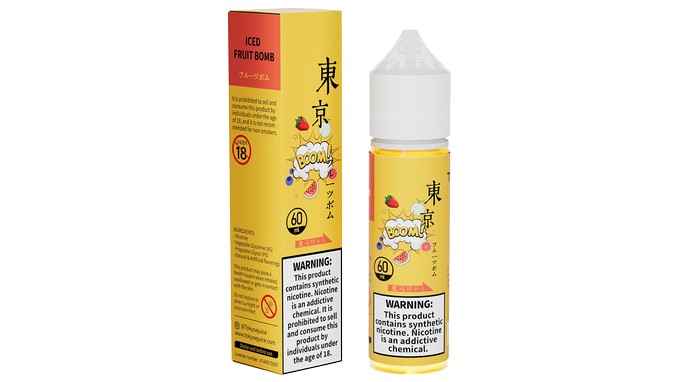 جویس بمب میوه یخی توکیو | TOKYO ICED FRUIT BOMB E-JUICE 60ml