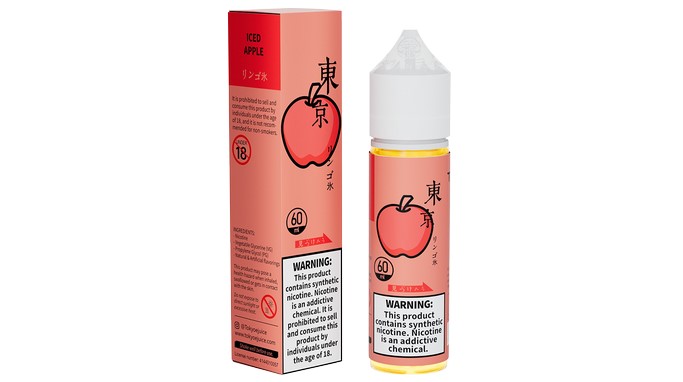 جویس سیب یخ توکیو 60 میلی گرم | TOKYO ICED APPLE E-JUICE 60ml