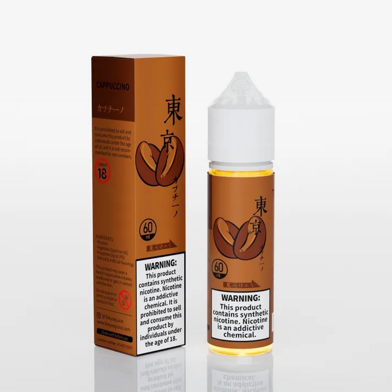 جویس کاپوچینو توکیو 60 میلی گرم | TOKYO ICED CAPPUCCINO E-JUICE 60ml