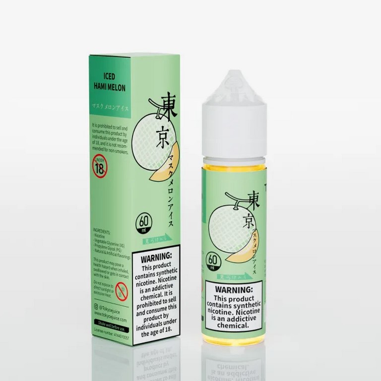 جویس طالبی یخ توکیو 60 میلی گرم | TOKYO ICED HAMI MELON E-JUICE 60ml