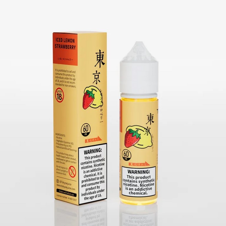 جویس لیمو توت فرنگی یخ توکیو | TOKYO ICED LEMON STRAWBERRY E-JUICE 60ml
