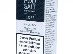 پاد سالت بلک جک | Pod Salt core Black Jack