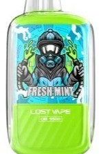 پاد یک بار مصرف نعنا تازه اوریون بار ۵۵۰۰ پاف لاست ویپ | LOST VAPE ORION BAR FRESH MINT 5500PUFSS