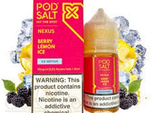 پاد سالت بری لیمو یخ نسخه یخی Pod Salt Berry Lemon ICE ice edition