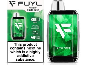 پاد 8000پاف آدامس بادکنکی یخ فیول دینرلیدی | DINNER LADY FUYL  Ice bubblegum 8000 DISPOSABLE POD
