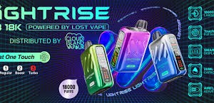 دستگاه یک بار مصرف ۱۸۰۰۰ پاف لایت رایز لاست‌ویپ  | LOST VAPE LIGHT RISE 18K