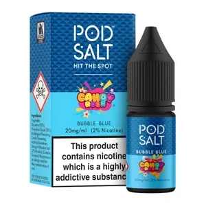 سالت نیکوتین آدامس بادکنکی میوه ای پاد سالت POD SALT BUBBLE BLUE