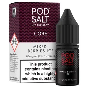 سالت نیکوتین مخلوط توت یخ  پاد سالت POD SALT MIXED BERRIES ICE