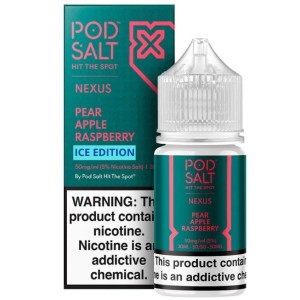 پاد سالت سیب گلابی تمشک نسخه یخی Pod Salt Pear Apple Raspberry ice edittion