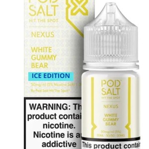 پاد سالت پاستیل خرسی نسخه یخی Pod Salt White Gummy Bear ice edition