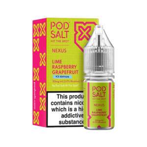 پاد سالت لیمو تمشک گریپ فروت نسخه یخی Pod Salt Lime raspberry grapefruit ice edition