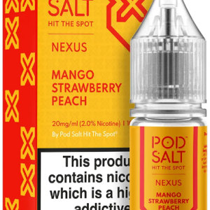 پاد سالت انبه هلو توت فرنگی Pod Salt Mango Strawberry Peach