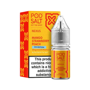 پاد سالت انبه هلو توت فرنگی نسخه یخی Pod Salt Mango Strawberry Peach ice edition