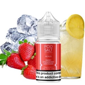 پاد سالت لیموناد توت فرنگی نسخه یخی Pod Salt Sweet Strawberry Lemonade ice edition