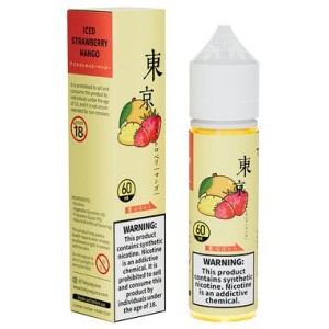 جویس توت فرنگی انبه یخ کمپانی توکیو 60 میلی گرم | TOKYO ICED STRAWBERRY MANGO E-JUICE 60ml