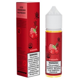 جویس رزبری زغال اخته یخ کمپانی توکیو 60 میلی گرم | Tokyo Iced Cranberry Raspberry E-JUICE 60ml