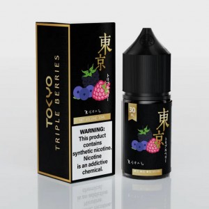 سالت بلوبری بلک بری رزبری یخ گلدن توکیو | TOKYO (Golden Series) –  TRIPLE BERRIES