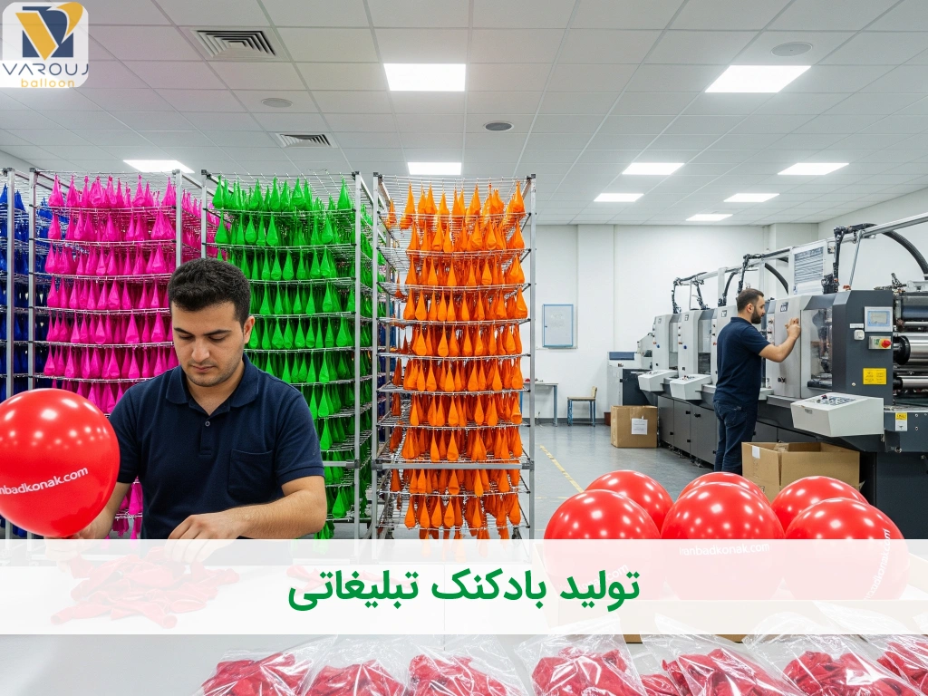 تولید بادکنک تبلیغاتی! بادکنک تبلیغاتی چطور تولید میشه؟