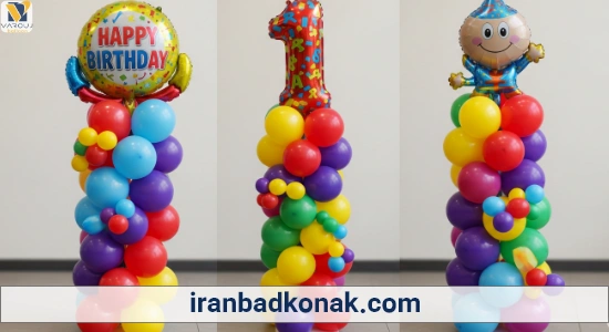 بادکنک ارایی تولد - ستون بادکنکی