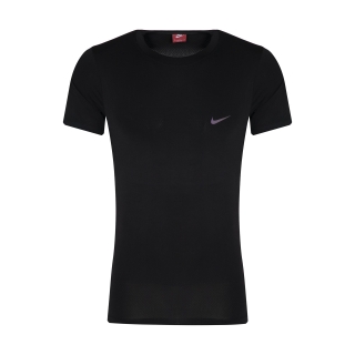 تی شرت ورزشی مردانه یقه گرد نایک پارچه سوزنی کد AT109