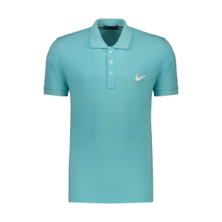 تیشرت مردانه یقه دار نایک نخی مدل NMT100