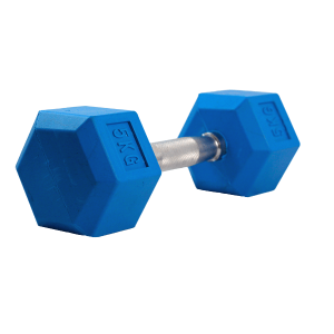دمبل شش ضلعی 5 کیلوگرمی در بسته بندی 2 عددی