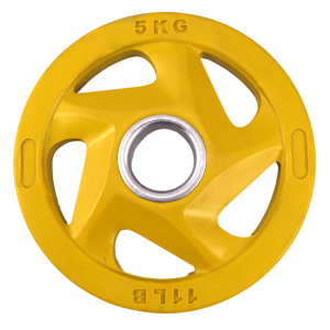 وزنه هالتر خردلی مدل فرمانی 5 کیلوگرمی بسته 2 عدد کد F1