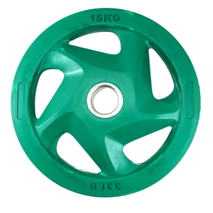 وزنه هالتر سبز مدل فرمانی 15 کیلوگرمی کد A2