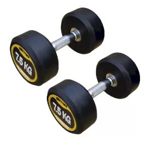 دمبل گرد 7.5 کیلوگرمی در بسته بندی دو عددی کد 21
