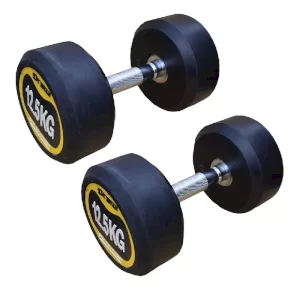 دمبل گرد 12.5 کیلوگرمی در بسته بندی دو عددی کد 23