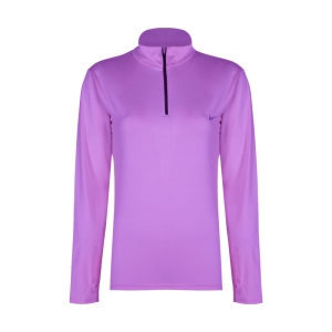 تی شرت ورزشی آستین بلند زنانه نیم زیپ نایک مدل ATW105