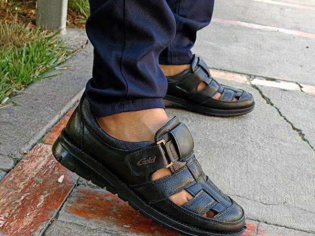 حراج کفش تابستانه مردانه طبی کد 2073 با ارسال رایگان