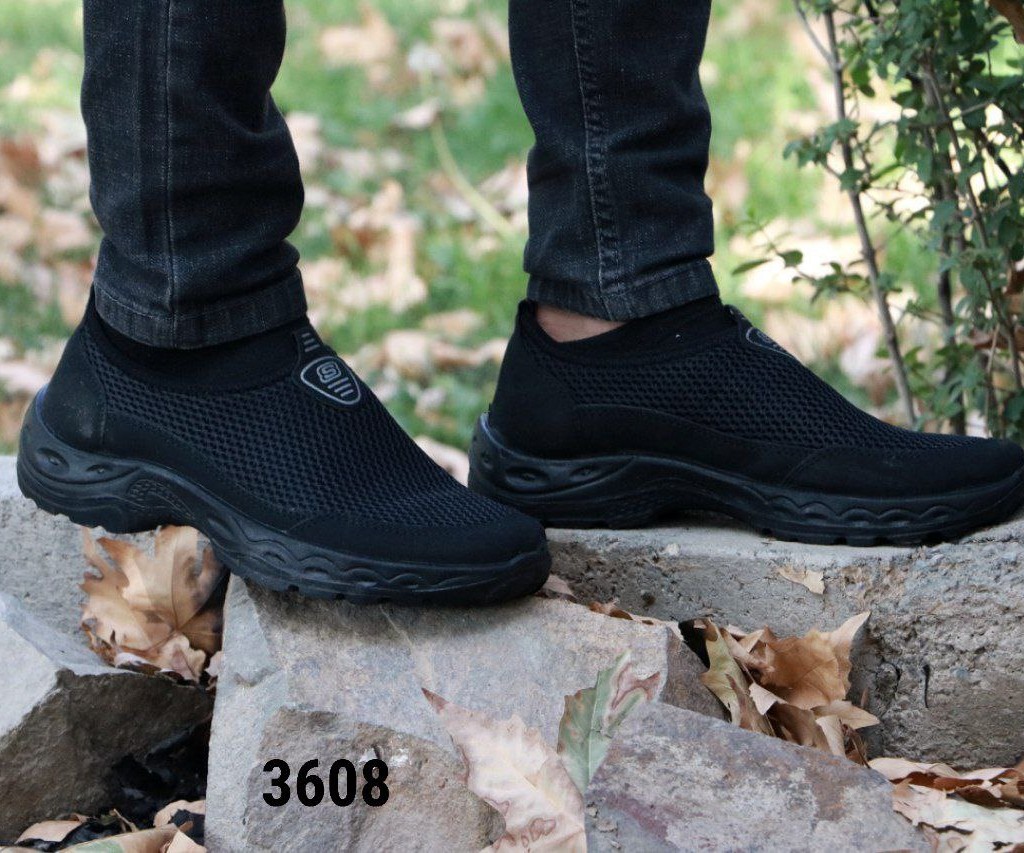حراج استثنایی کفش  مردانه پسرانه مدل اسکیچرز با کیفیت بالا  رنگ مشکی تمام  با ارسال رایگان کد 3608