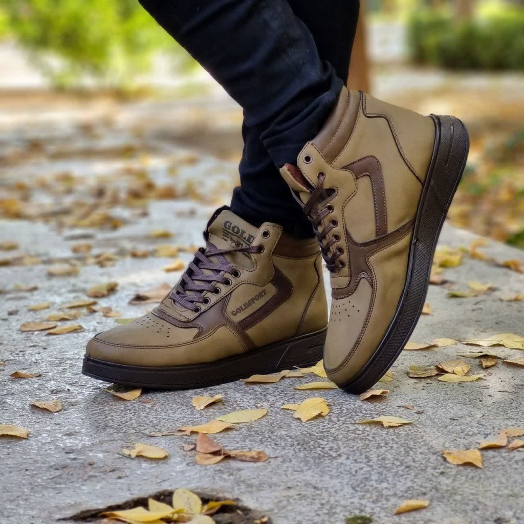 حراااج شگفت انگیز این هفته کفش نیم بوت اسپرت مجلسی  رنگ زیتونی فوق العاده زیبا و شیک با ارسال رایگان