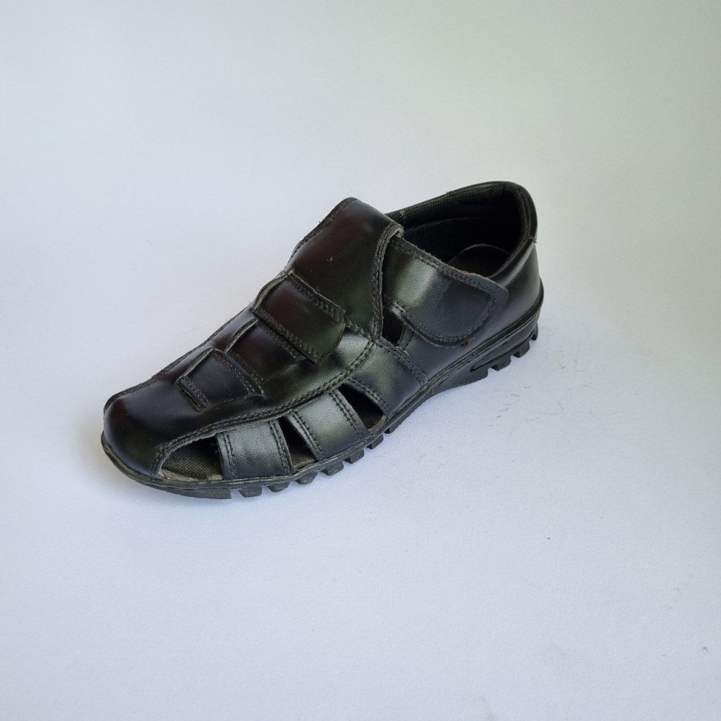 حراج کفش تابستانه مردانه طبی  راحت و پرفروش رنگ مشکی