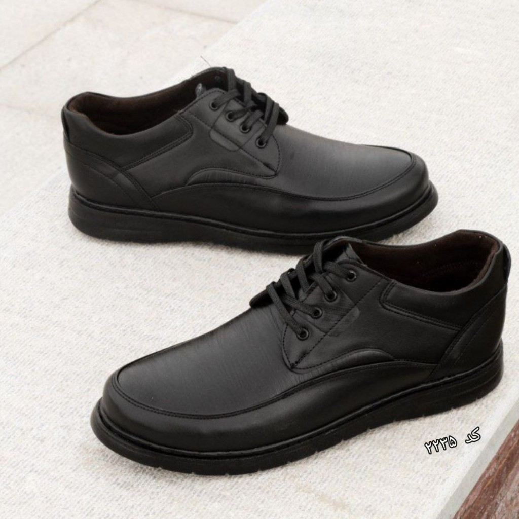 حراج ویژه کفش طبی مدل  اداری مجلسی مردانه با ارسال رایگان،مشکی رنگ  کد۲۲۴۳