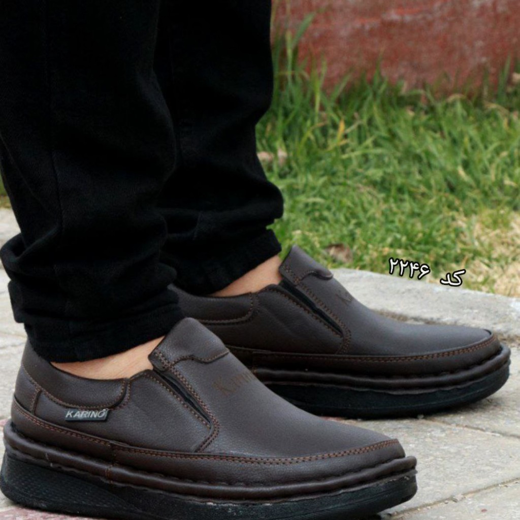 حراج ویژه کفش طبی مدل  اداری مجلسی مردانه با ارسال رایگان،مشکی رنگ  کد۲۲۴۳