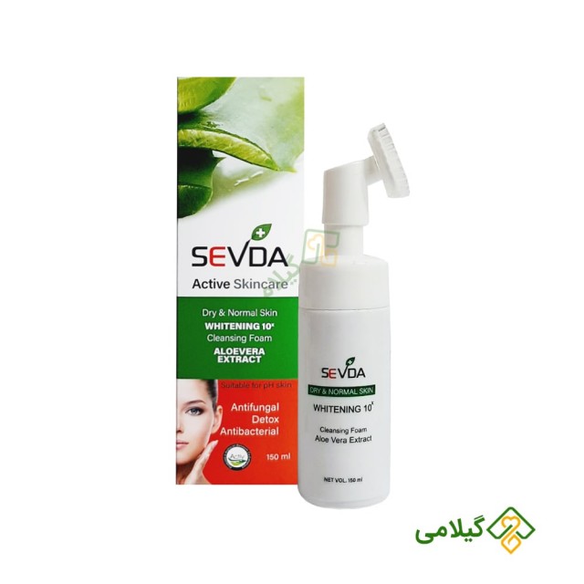 فوم پاک کننده آلوئه ورا سودا ( Sevda Cleansing Foam Aloevera )