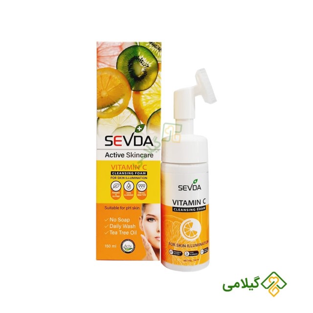 فوم پاک کننده پوست ویتامین C سودا ( Sevda Cleansing Vitamin C Foam )