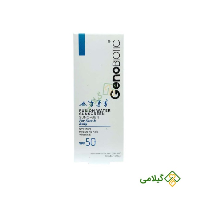 کرم ضد آفتاب ورزشی فیوژن واتر ژنو بایوتیک ( Geno Biotic Fusion Water )