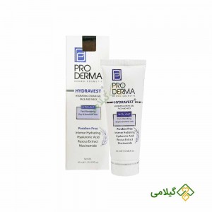 کرم ژل آبرسان صورت و گردن پوست خشک پرودرما (Proderma Hydravest Cream Gel)