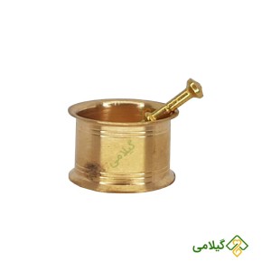 هاون زعفران کوب برنجی گیلامی ( Mortar and pestle )