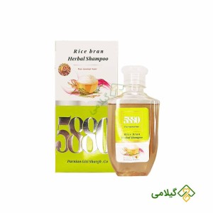 شامپو گیاهی سبوس برنج 5880 (Rice Bran)