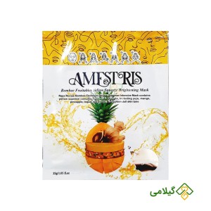 ماسک صورت ورقه ای عصاره آناناس آمستریس ( Amestris Yellow Mask )