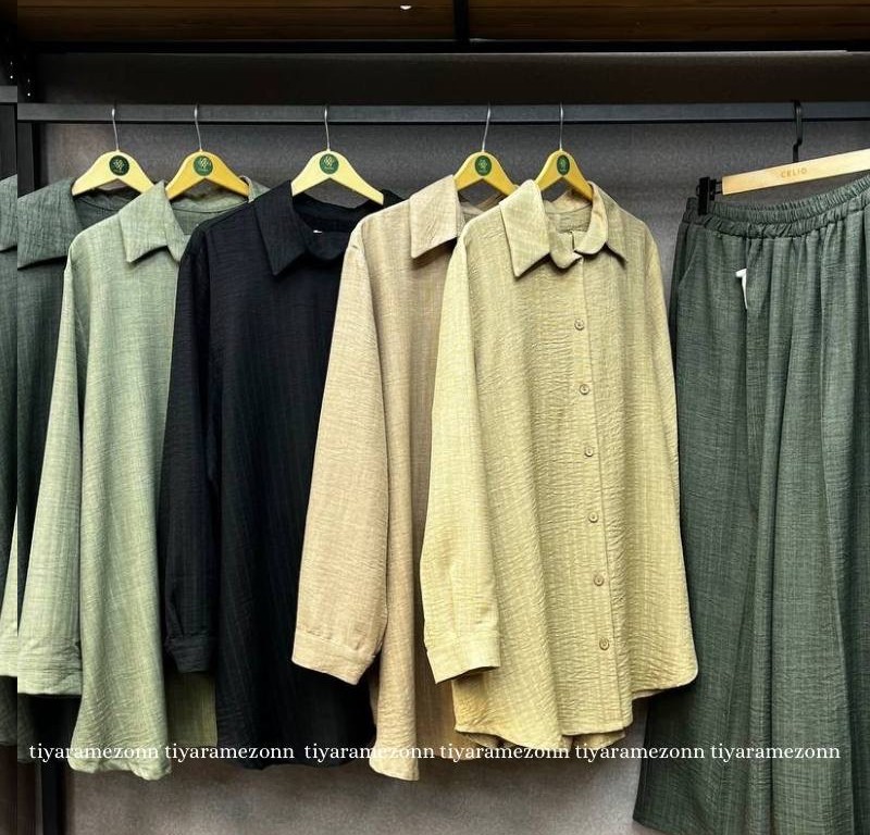 3 مدل ست شومیز و شلوار بیرونی سایز بزرگ زنانه