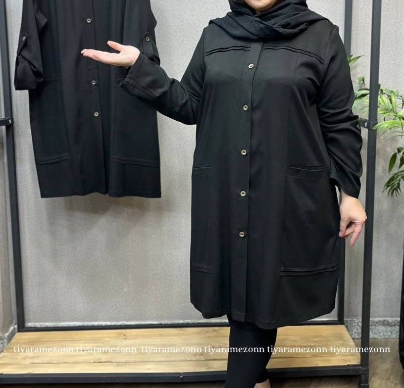 استایلی خاص با خرید مانتو اداری سایز بزرگ زنانه