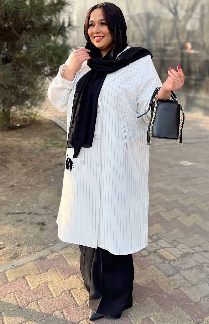 مانتو کتی بلند سایزبزرگ دیپلمات جدید کد 146